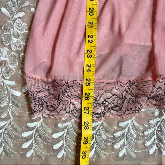 Pink and Black Lace Babydoll Lingerie Dress -Size S -NW05 - Picture 8 of 10